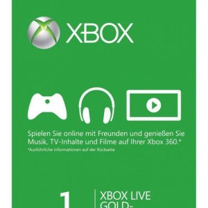 XBox Live 1 Month Membership Card - Microsoft