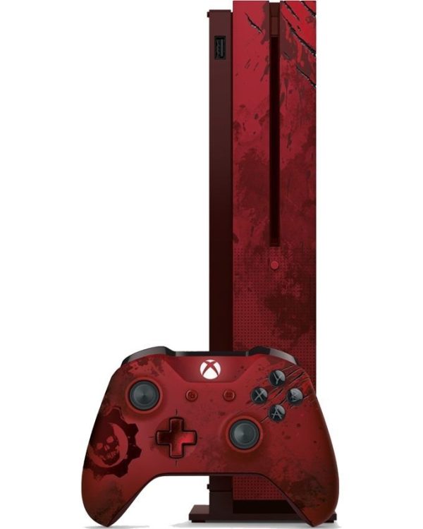 Microsoft Xbox One S 2TB(HDD) Console  Gears of War 4  Limited Edition Red Microsoft Xbox One S 2TB(HDD) Console  Gears of War 4  Limited Edition Red
