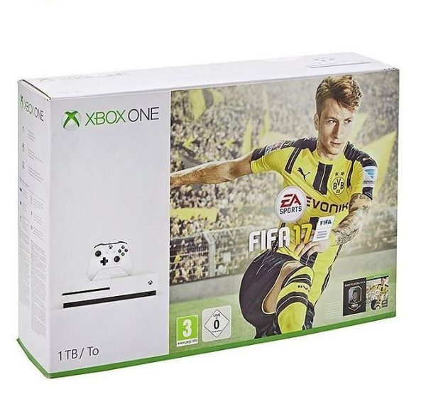 Microsoft Xbox One S FIFA 17 Bundle 1TB (HDD) White