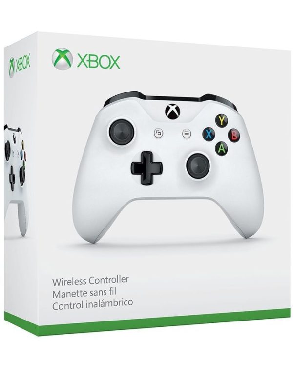Xbox Wireless Controller for PC & Xbox One & Xbox One S  White  -  Microsoft