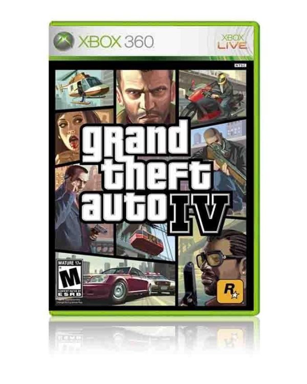 GTA - Grand Theft Auto IV For Xbox 360 - Microsoft GTA - Grand Theft Auto IV For Xbox 360 - Microsoft