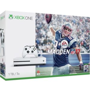 Microsoft Xbox One S Madden 1TB(HDD) Bundle  White  NFL 17