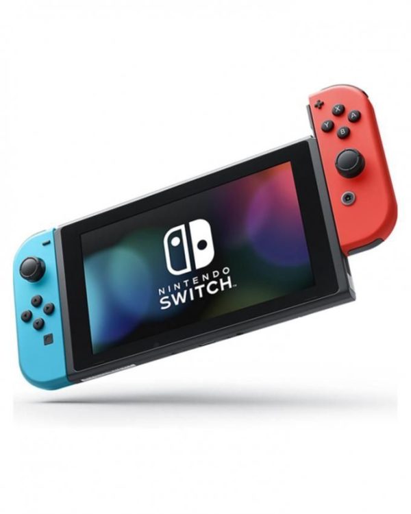 Nintendo Switch™ Console with 2 Games Neon Red & Blue