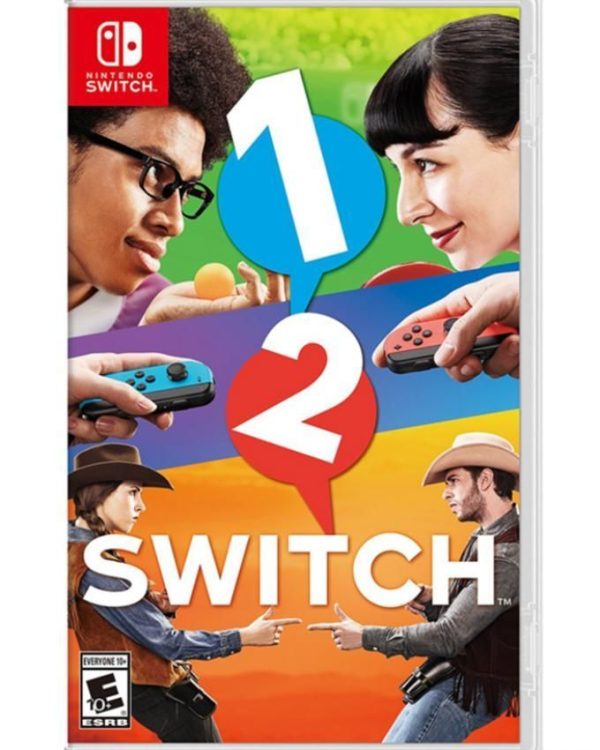 Nintendo Switch™ Console with 2 Games Neon Red & Blue