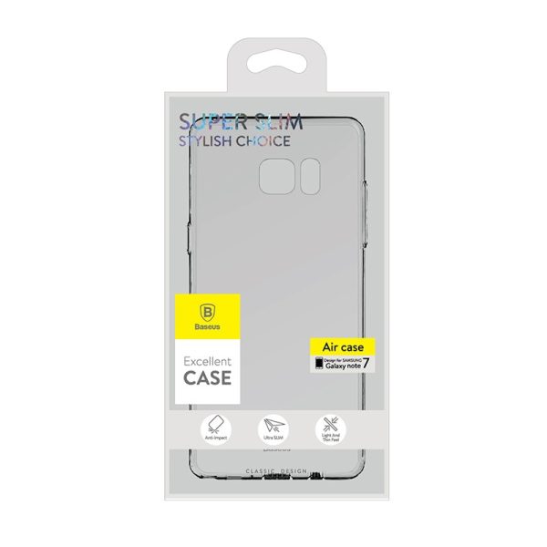 Baseus Air Case Silicon Cover for Samsung Galaxy Note 7 - Transparent Clear