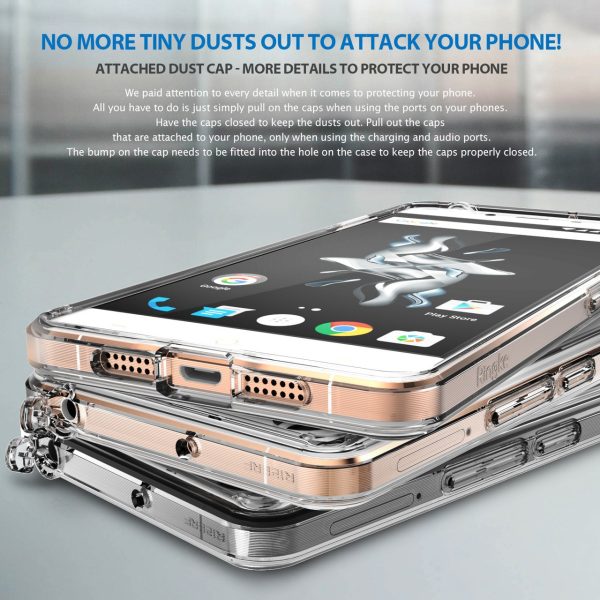 OnePlus X Ringke Hybrid Drop Protection Fusion Case - Crystal Clear