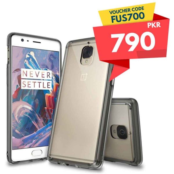 OnePlus 3 / 3T Ringke Hybrid Drop Protection Fusion Case - Smoke Black OnePlus 3 / 3T Ringke Hybrid Drop Protection Fusion Case - Smoke Black