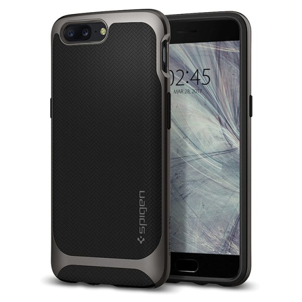 OnePlus 5 Spigen Original Neo Hybrid Case - Gunmetal