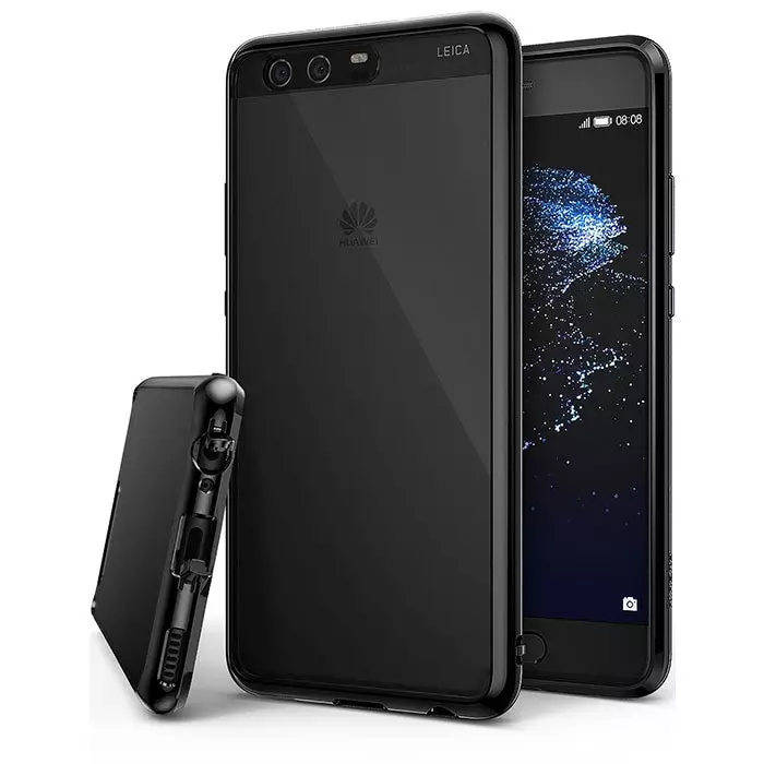 Huawei P10 Plus Dual Layer Drop Protection Ringke Fusion Case - Ink Black