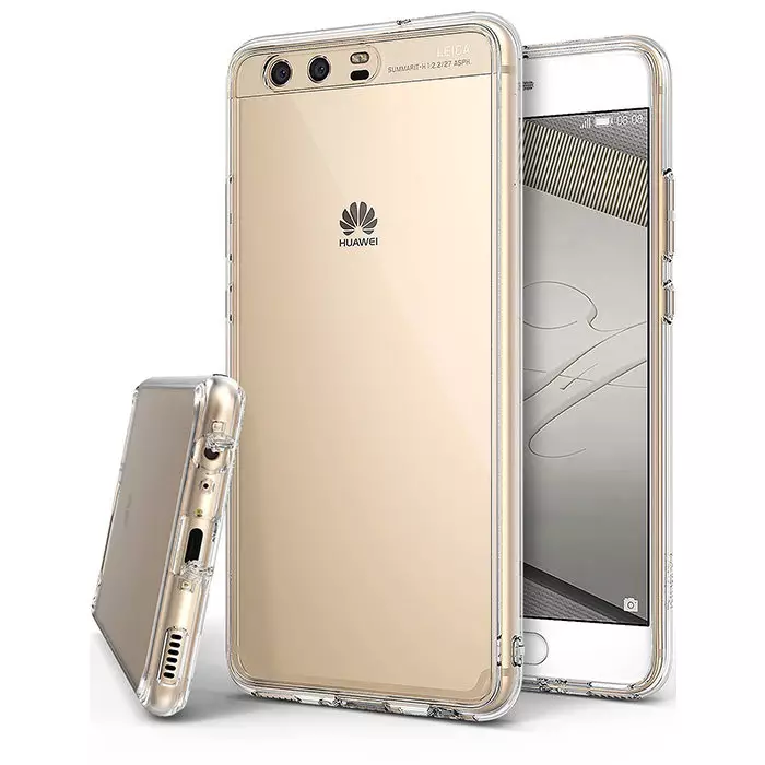 Huawei P10 Plus Dual Layer Drop Protection Ringke Fusion Case - Clear View