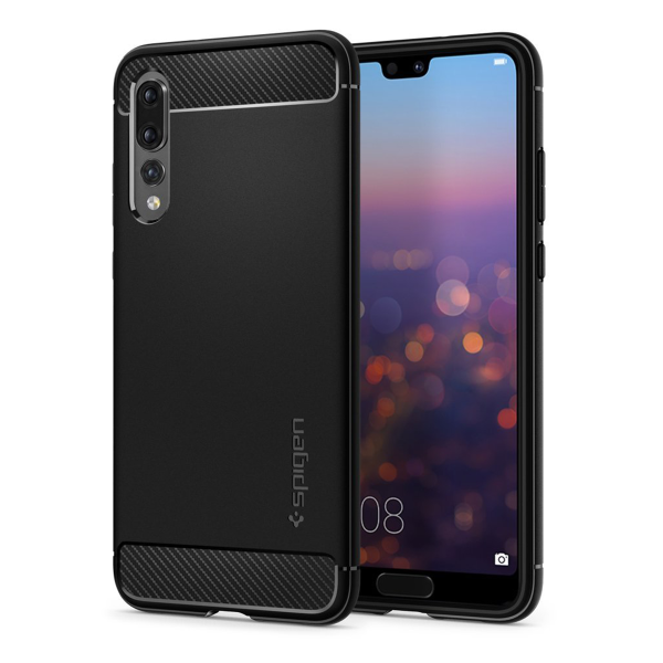 Huawei P20 Pro Spigen Rugged Armor Case - Black