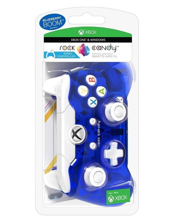 Xbox One Rock Candy Wired Controller  Blueberry Boom -  PDP