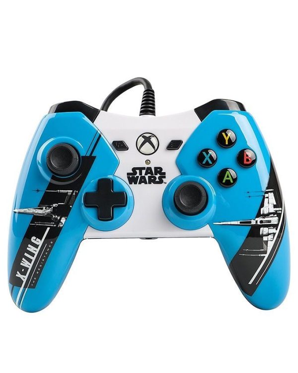 Xbox One Star Wars The Force Awakens Controller  X Wing  Blue  - PowerA Xbox One Star Wars The Force Awakens Controller  X Wing  Blue  - PowerA