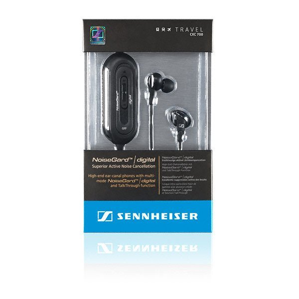 Sennheiser Ear-Canal Travel Earphones with 3 Digital Noise Cancellation - CXC 700