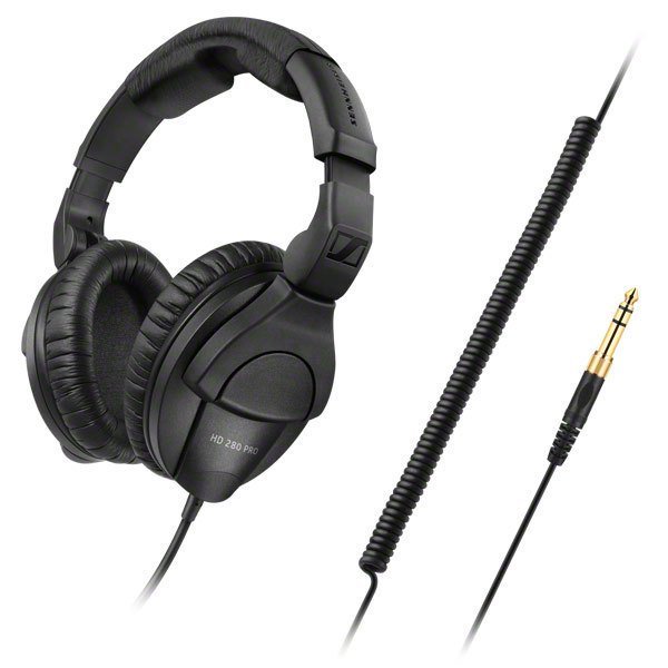 Sennheiser Closed-back Studio and Live Monitoring Headphones - HD 280 Pro Black