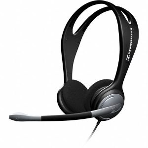 Sennheiser Binaural Headset with Volume Control and Microphone Mute - PC 131