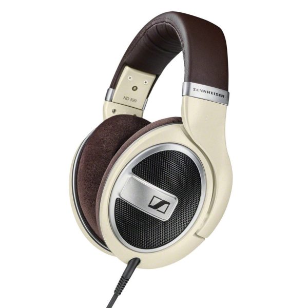 Sennheiser Around Ear Headphones Open Back Headphone - HD 599  (Ivory)