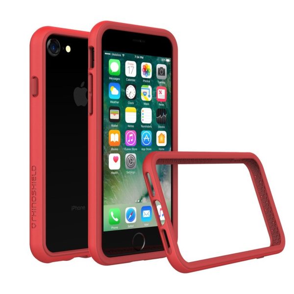 Apple iPhone 8 / 7 RhinoShield CrashGuard Bumper Case - Red