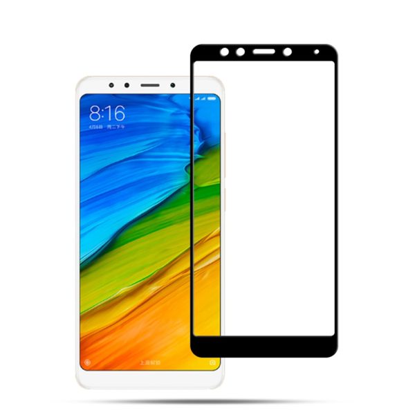 Mocolo Mi Redmi 5 Plus Edge to Edge Tempered Glass - Black