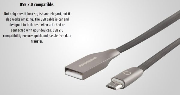 Riversong Micro USB Cable (Black) Riversong Micro USB Cable (Black)