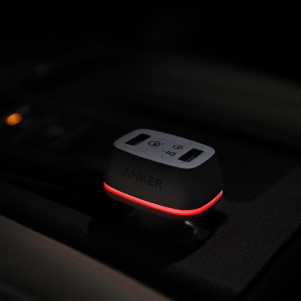 Anker PowerDrive + 2  Car Charger with Quick Charge 3.0 - White ( A2224H21) Anker PowerDrive + 2  Car Charger with Quick Charge 3.0 - White ( A2224H21)