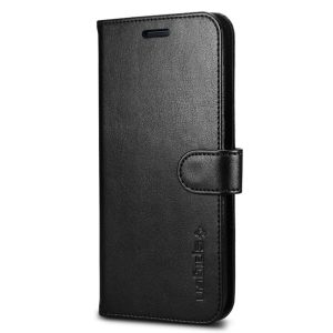 Samsung Galaxy S7 Edge Spigen Original Wallet S Flip Cover Case - Black