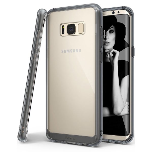 Samsung Galaxy S8 Ringke Fusion Transparent Hybrid Case - Smoke Black Samsung Galaxy S8 Ringke Fusion Transparent Hybrid Case - Smoke Black