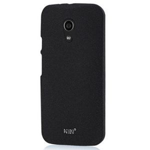 Moto G 2nd Generation Hard Back Cover - Sandstone Black
