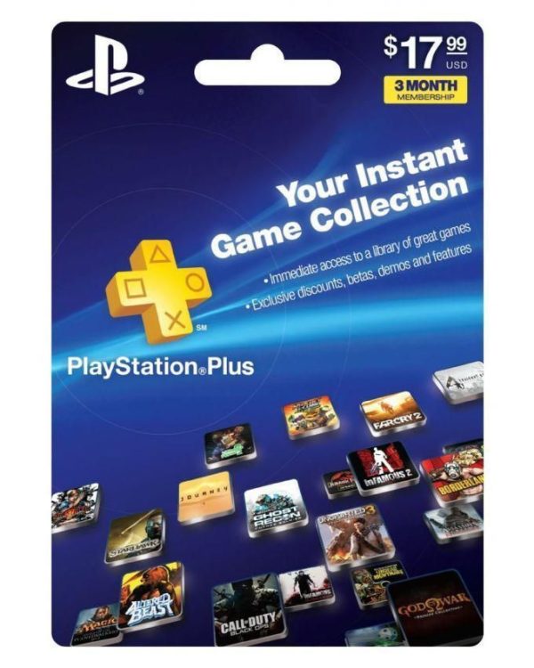 PlayStation 3 Months Membership Card USA - Sony PlayStation 3 Months Membership Card USA - Sony