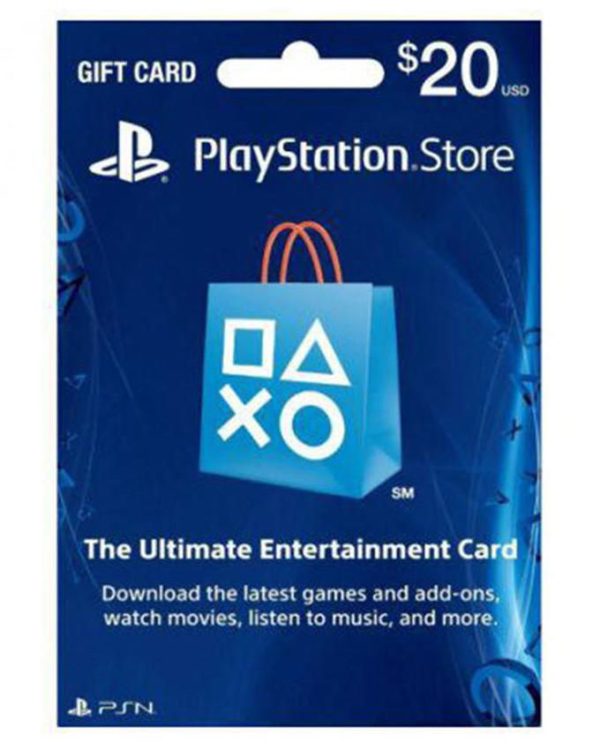 Playstation Gift Card $20 USA For PS4 - PS3 - PSVita - Sony Playstation Gift Card $20 USA For PS4 - PS3 - PSVita - Sony