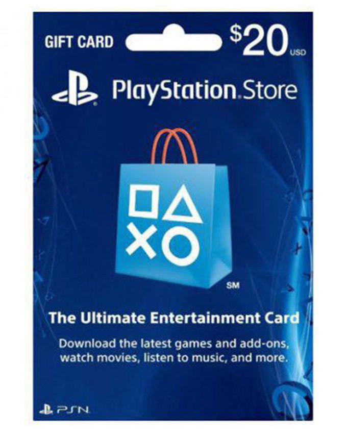 Playstation Gift Card $20 USA For PS4 - PS3 - PSVita - Sony