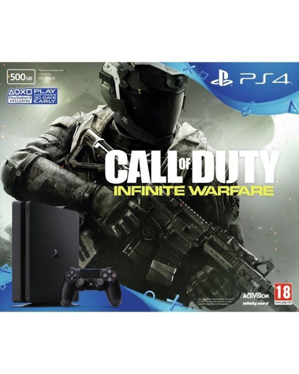 Sony PlayStation 4 Slim Bundle (HDD)500GB Region 2 PAL -  Call of Duty Infinite Warfare
