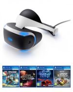 PlayStation VR Headset with 4 VR Games Black - Sony