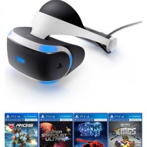 PlayStation VR Headset with 4 VR Games Black - Sony