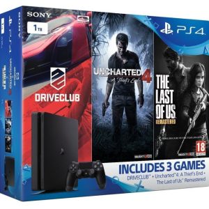 Sony Bundle Offer - Playstation 4 1TB Slim Gamer Pack Black