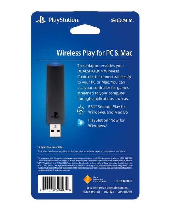 DualShock 4 USB Wireless Adapter  Black - Sony