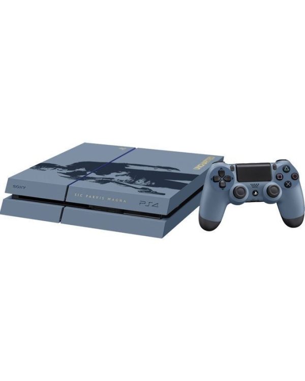 Sony PlayStation 4 1TB Uncharted 4 A Thief's End Special Edition Console Custom Grey & Blue