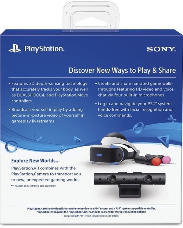 Camera For PS4 & PSVR Black -Sony Camera For PS4 & PSVR Black -Sony
