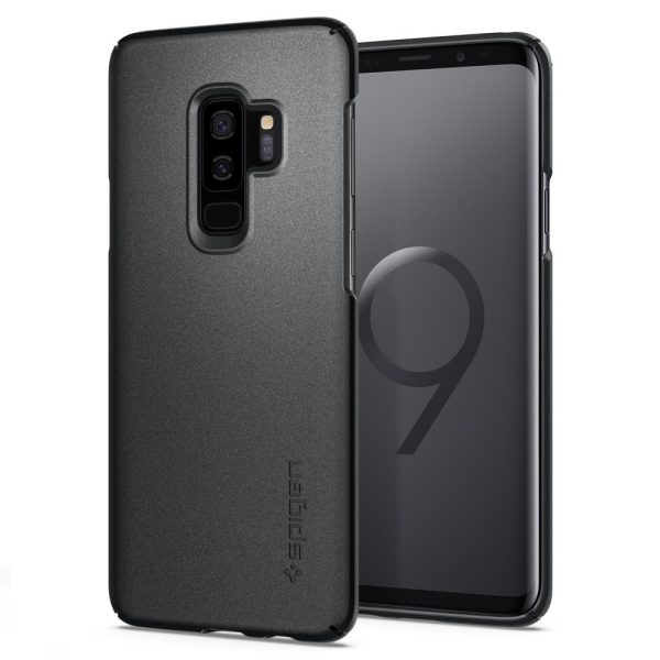 Samsung Galaxy S9 Plus Spigen Original Thin Fit Case - Graphite Gray Samsung Galaxy S9 Plus Spigen Original Thin Fit Case - Graphite Gray