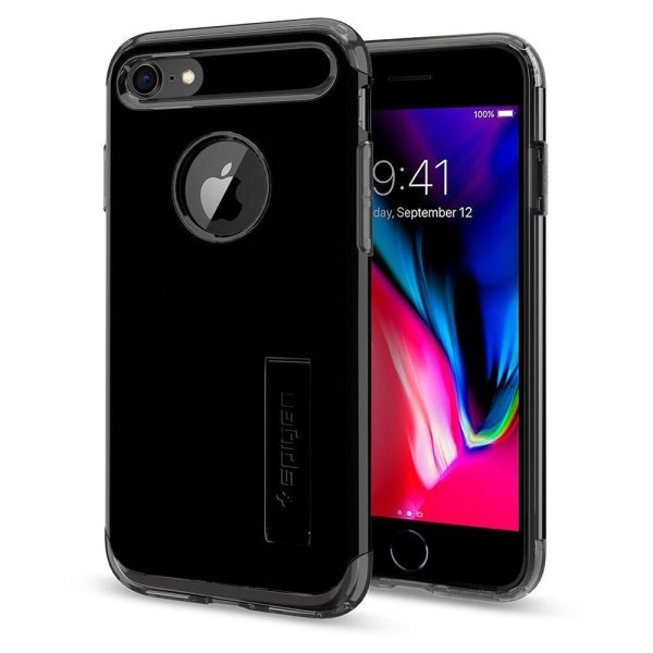 Apple iPhone 8 / 7 Spigen Slim Armor Case - Jet Black Apple iPhone 8 / 7 Spigen Slim Armor Case - Jet Black