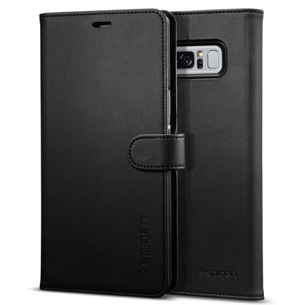 Samsung Galaxy Note 8 Spigen Original Wallet S Flip Cover Case  - Black Samsung Galaxy Note 8 Spigen Original Wallet S Flip Cover Case  - Black
