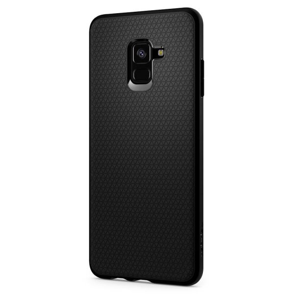 Samsung Galaxy A8 Plus 2018 Spigen Original Liquid Air Soft Case - Matte Black