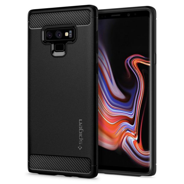 Samsung Galaxy Note 9 Spigen Rugged Armor Case - Matte Black.