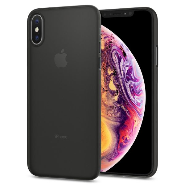 iphone x air skin black spigen