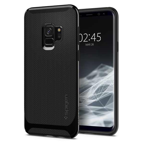 Samsung Galaxy S9 Spigen Original Neo Hybrid Dual Layer Case - Shiny Black Samsung Galaxy S9 Spigen Original Neo Hybrid Dual Layer Case - Shiny Black