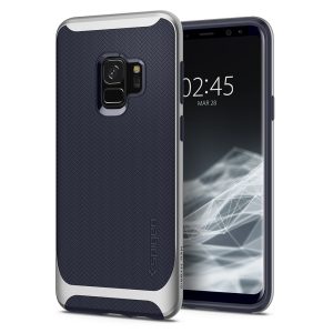 Samsung Galaxy S9 Spigen Original Neo Hybrid Dual Layer Case - Arctic Silver