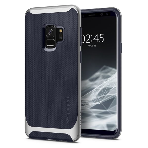 Samsung Galaxy S9 Spigen Original Neo Hybrid Dual Layer Case - Arctic Silver