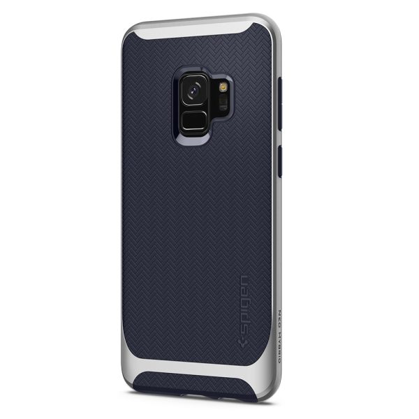 Samsung Galaxy S9 Spigen Original Neo Hybrid Dual Layer Case - Arctic Silver