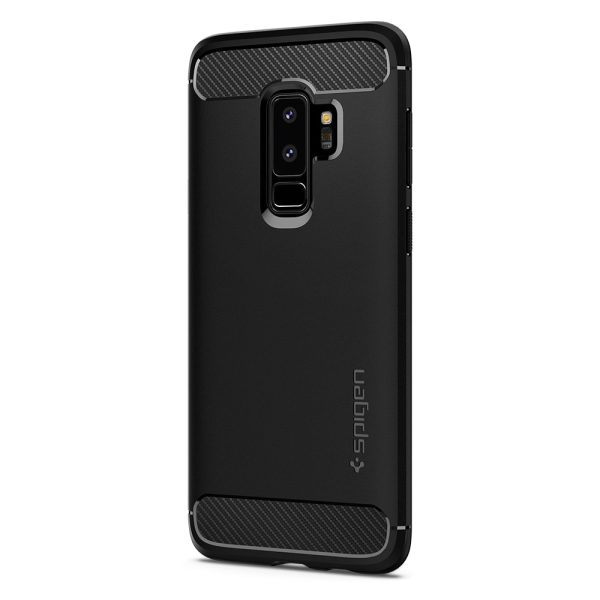 Samsung Galaxy S9 Plus Spigen Original Rugged Armor Soft Case - Matte Black Samsung Galaxy S9 Plus Spigen Original Rugged Armor Soft Case - Matte Black