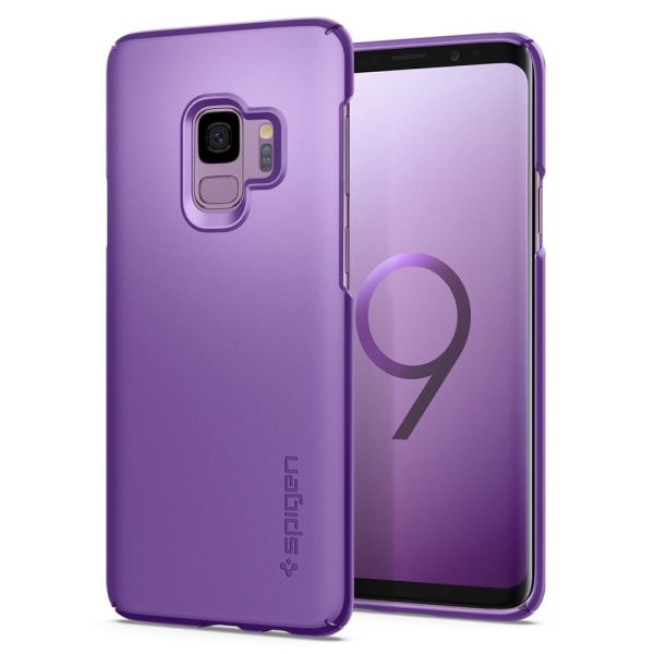 Samsung Galaxy S9 Spigen Original Thin Fit Case - Lilac Purple Samsung Galaxy S9 Spigen Original Thin Fit Case - Lilac Purple